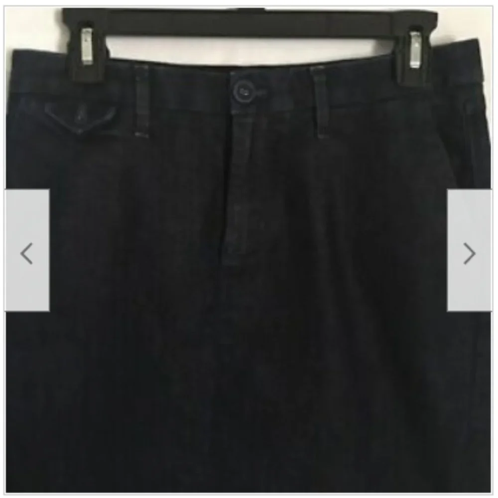 Banana‎ Republic Factory Women's Blue Denim Jean Skirt Pockets